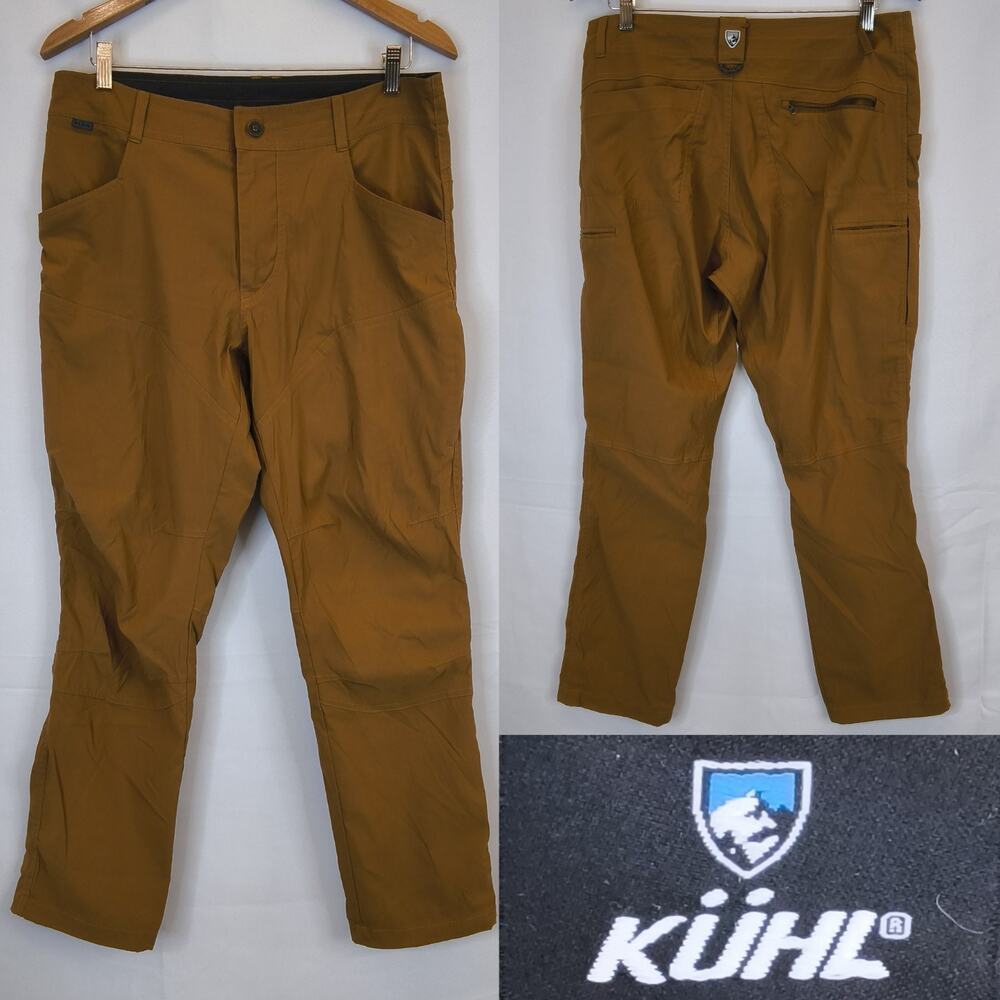 Kuhl Cargo Pants Men's Size 34" x 30" Brown Outdoor Hiking Walking #W5471